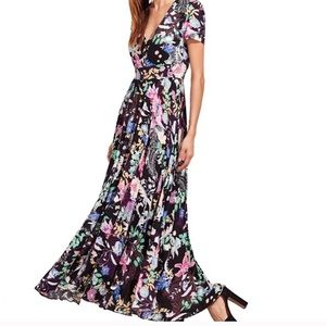 Floral Boho Full Sweep Maxi Tassel Dress